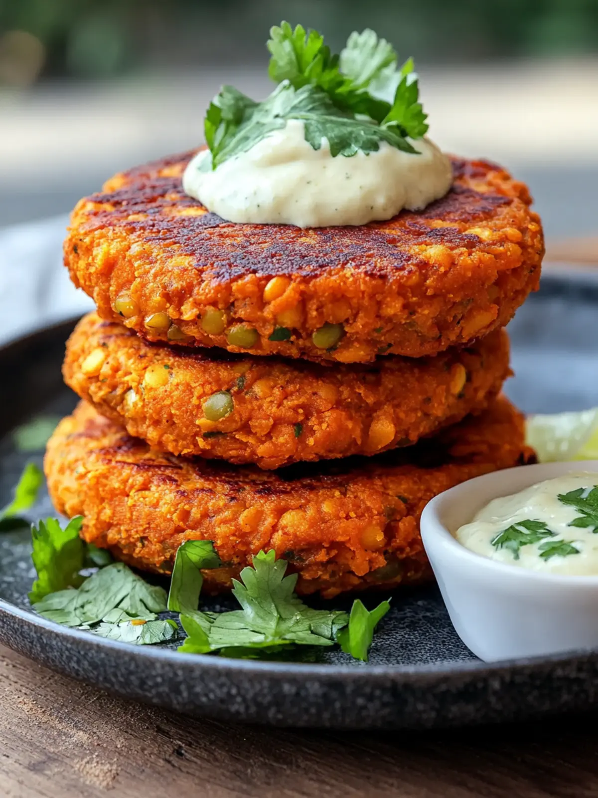 Crispy Sweet Potato and Red Lentil Patties You’ll Crave Daily 3 Crispy Sweet Potato and Red Lentil Patties
