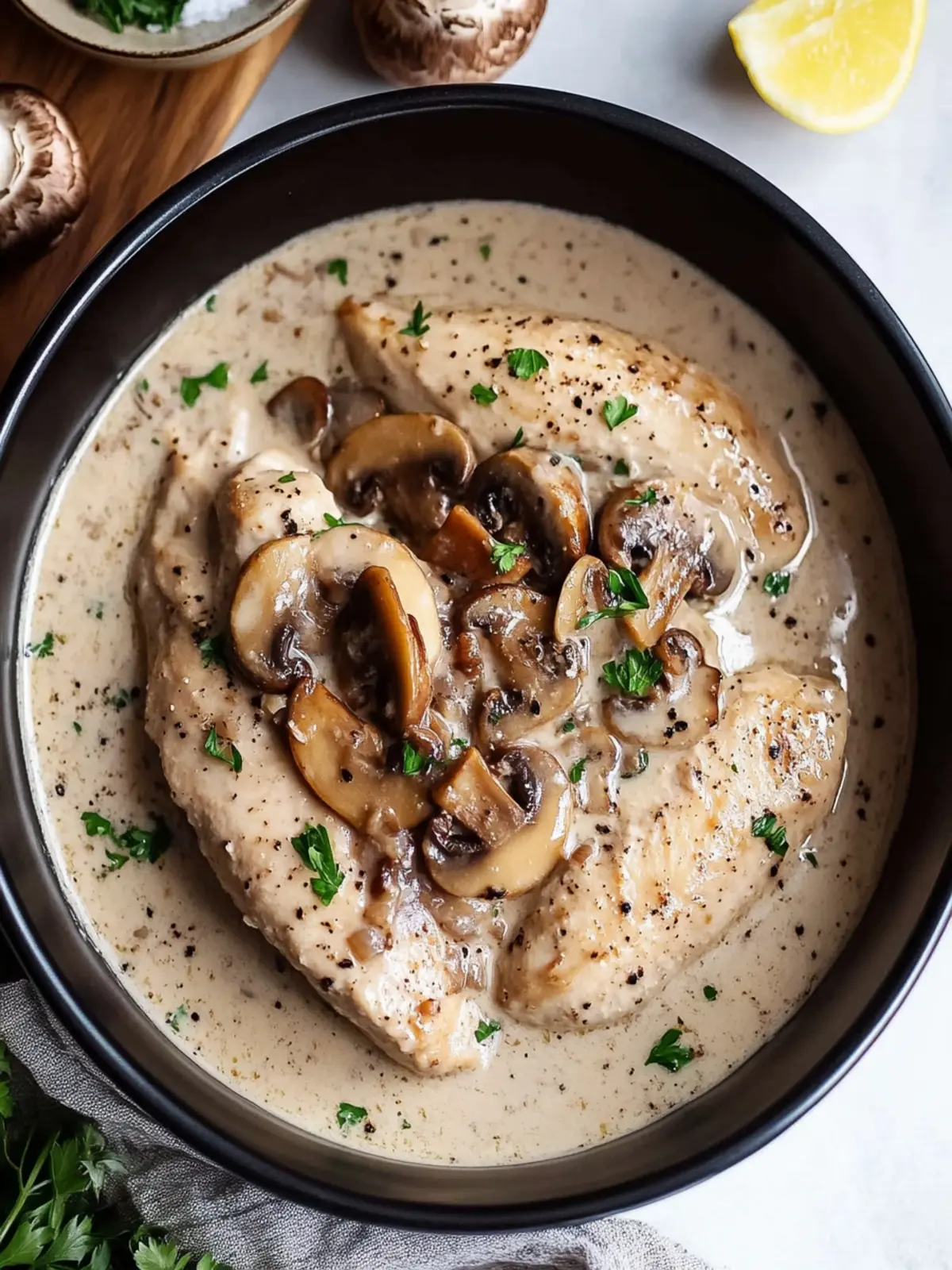 Irresistible Slow Cooker Mushroom Chicken for Cozy Nights 5 Slow Cooker Mushroom Chicken