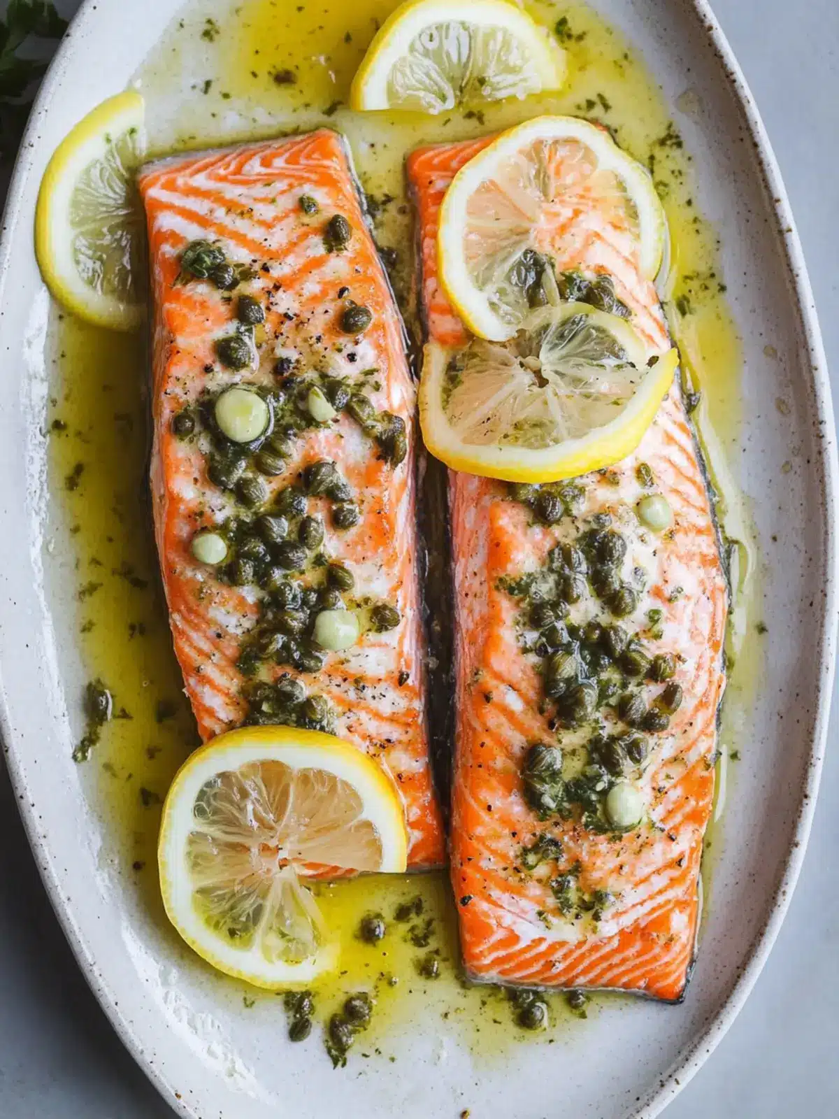 Baked Salmon with Lemon Caper Butter for Easy Elegant Dining 5 Baked Salmon with Lemon Caper Butter