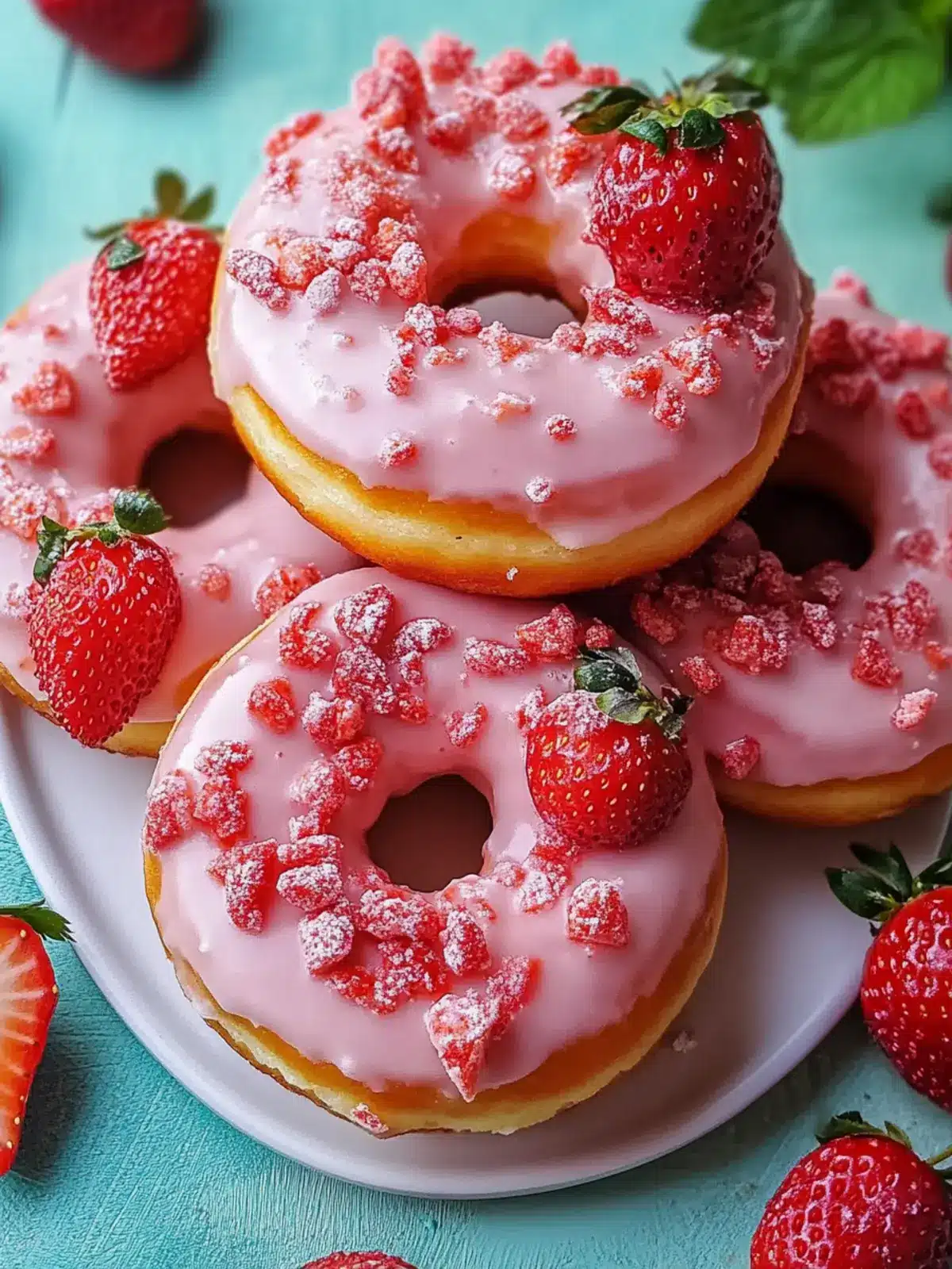 Mouthwatering Strawberry Cheesecake Donuts Made Easy at Home 4 Strawberry Cheesecake Donuts