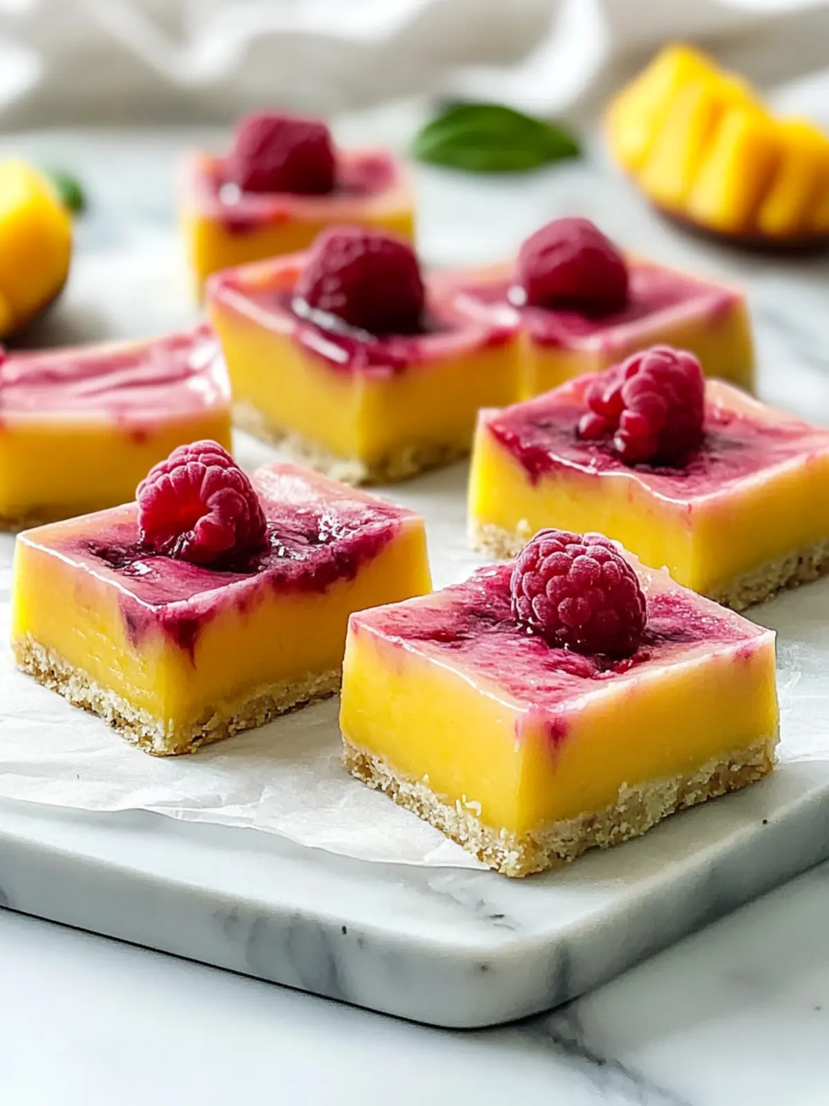Tangy Raspberry Mango Bars That Will Brighten Your Day 2 Tangy Raspberry Mango Bars