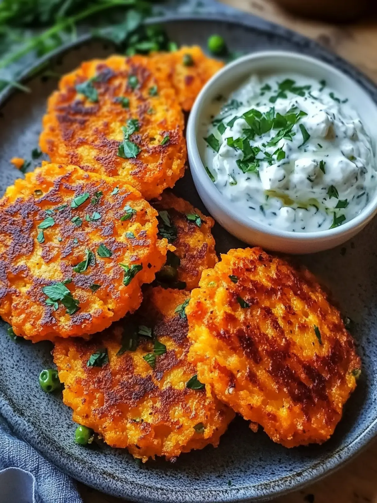 Perfect Crispy Sweet Potato Hash Cakes with Garlic Feta Dip Bliss 5 Perfect Crispy Sweet Potato Hash Cakes with Garlic Feta Dip