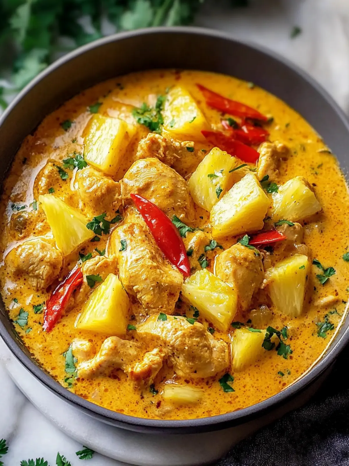 Irresistible Creamy Chicken Pineapple Curry in 30 Minutes 5 Creamy Chicken Pineapple Curry