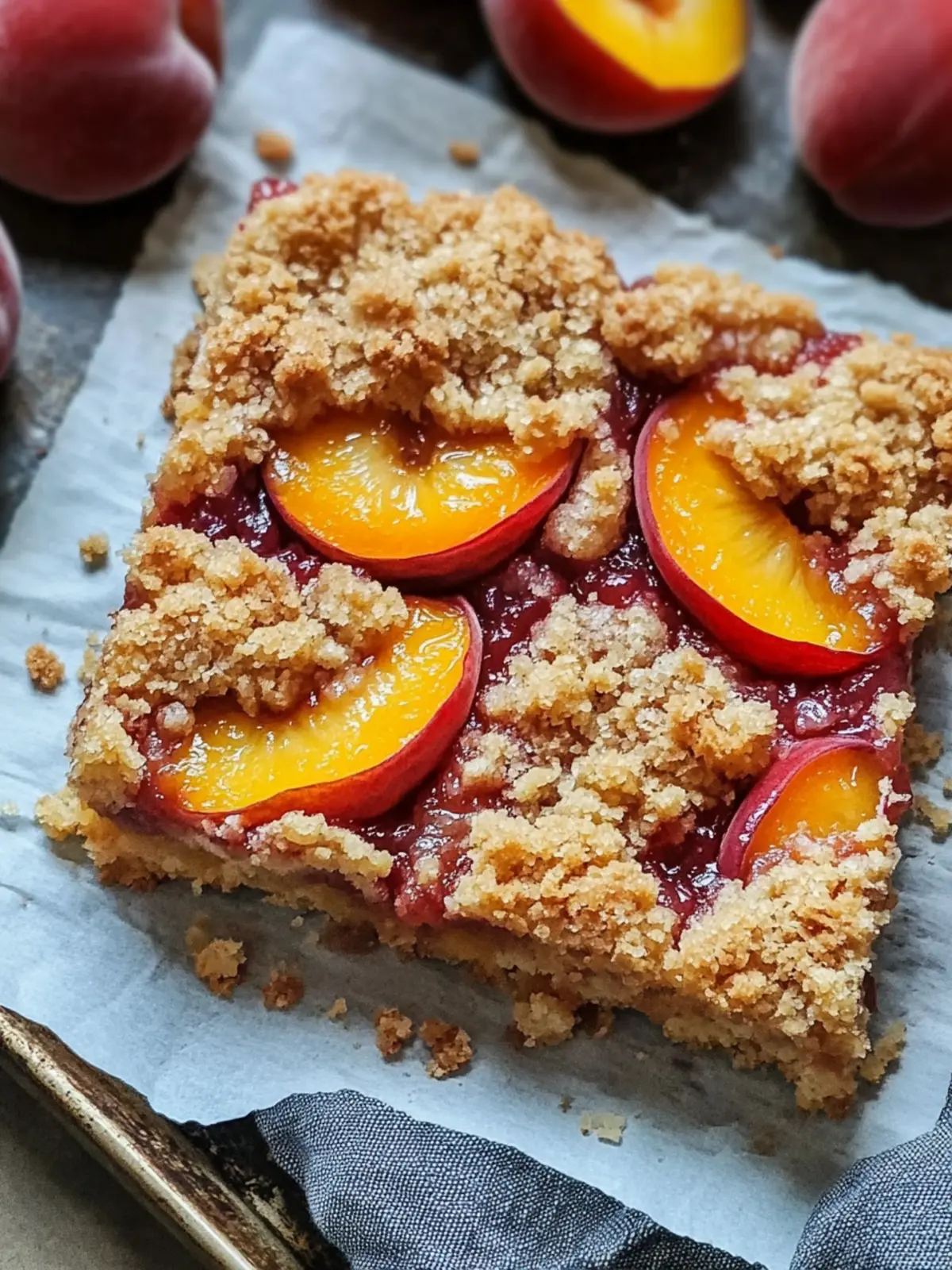 Perfect Brown Butter Nectarine Crumble Bars You'll Crave Daily 4 Perfect Brown Butter Nectarine Crumble Bars
