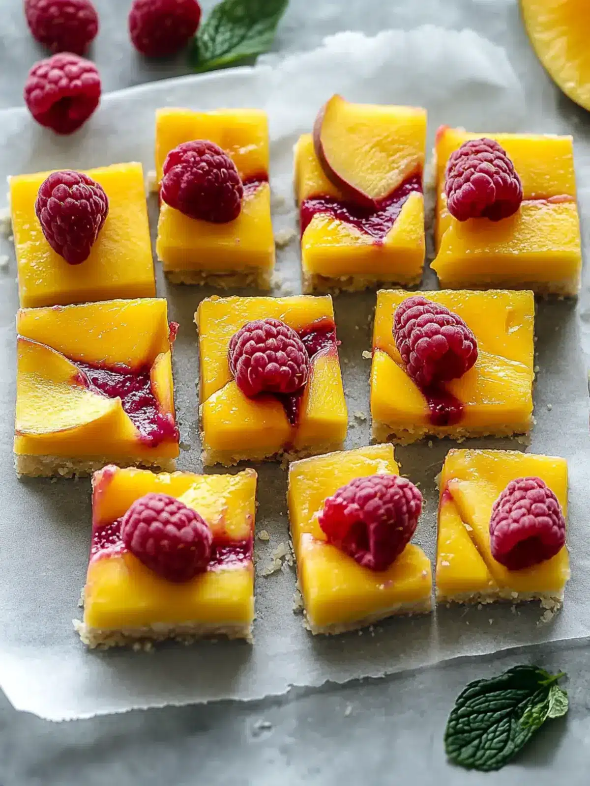 Tangy Raspberry Mango Bars That Will Brighten Your Day 3 Tangy Raspberry Mango Bars