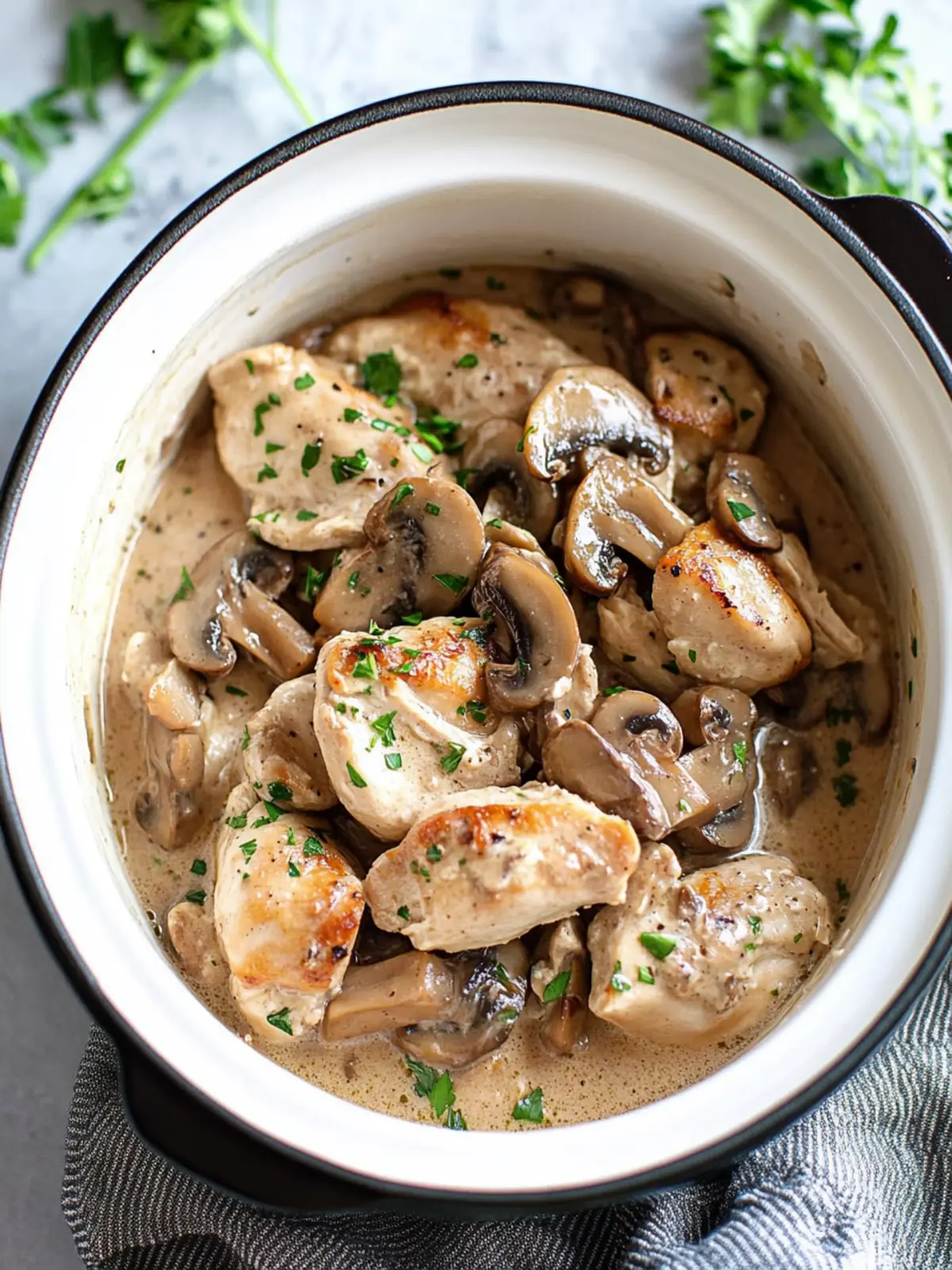 Irresistible Slow Cooker Mushroom Chicken for Cozy Nights 2 Slow Cooker Mushroom Chicken