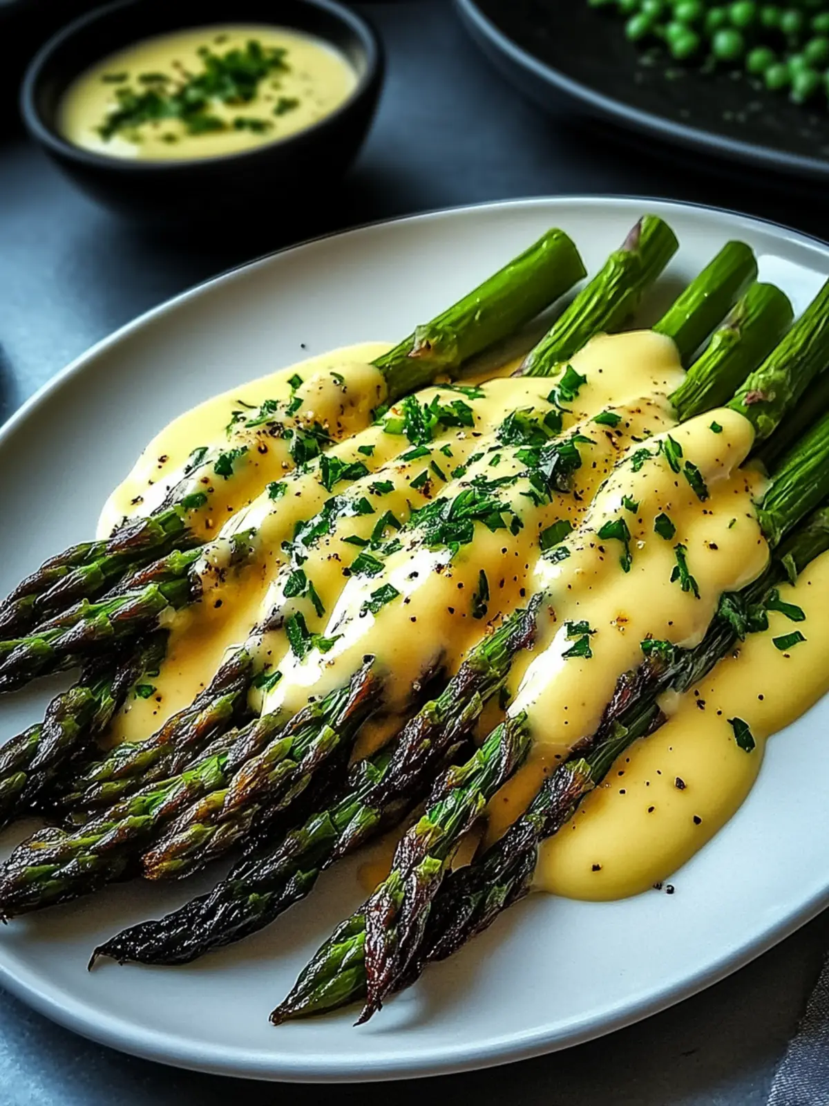 Irresistible Roasted Asparagus with Hollandaise Magic 4 Roasted Asparagus with Hollandaise
