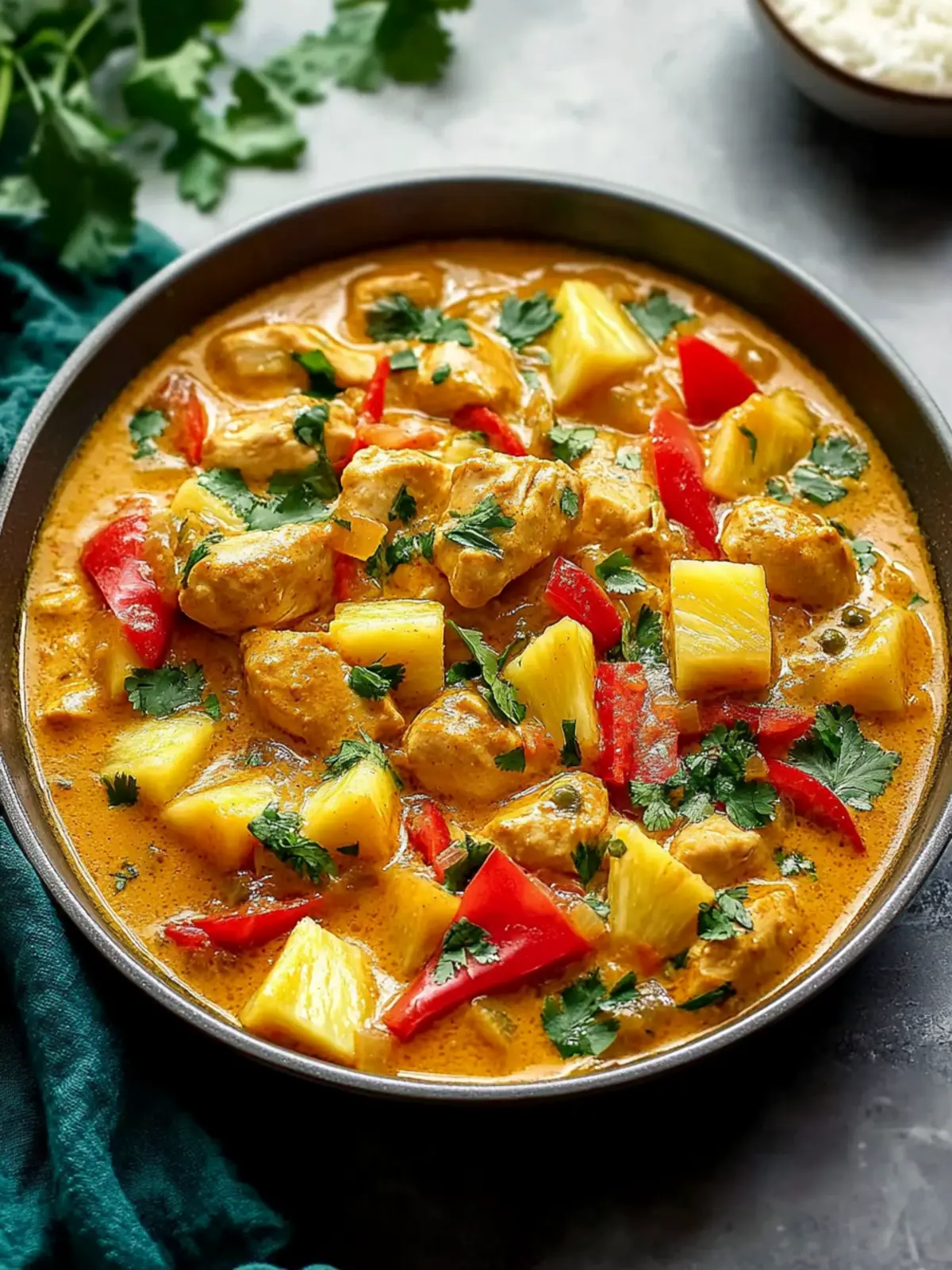 Irresistible Creamy Chicken Pineapple Curry in 30 Minutes 4 Creamy Chicken Pineapple Curry