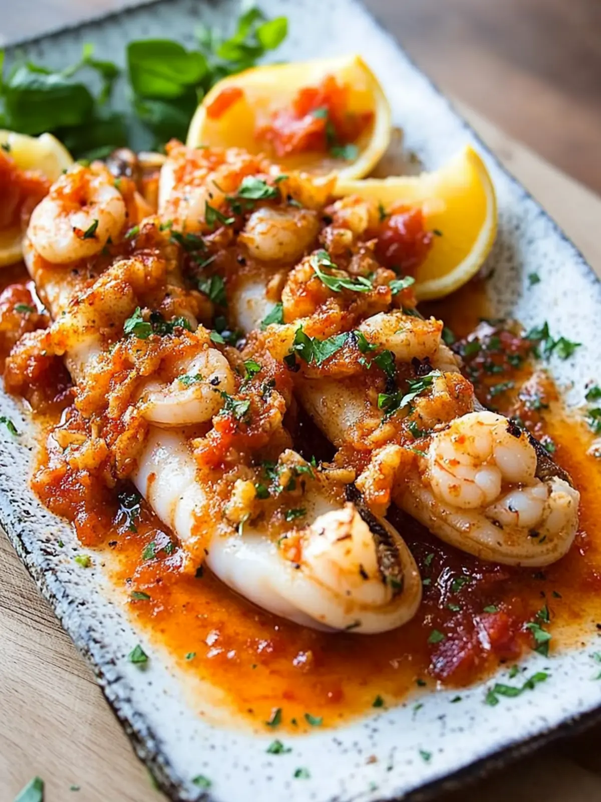 Mouthwatering Shrimp Stuffed Squid to Impress Your Guests 2 Shrimp Stuffed Squid