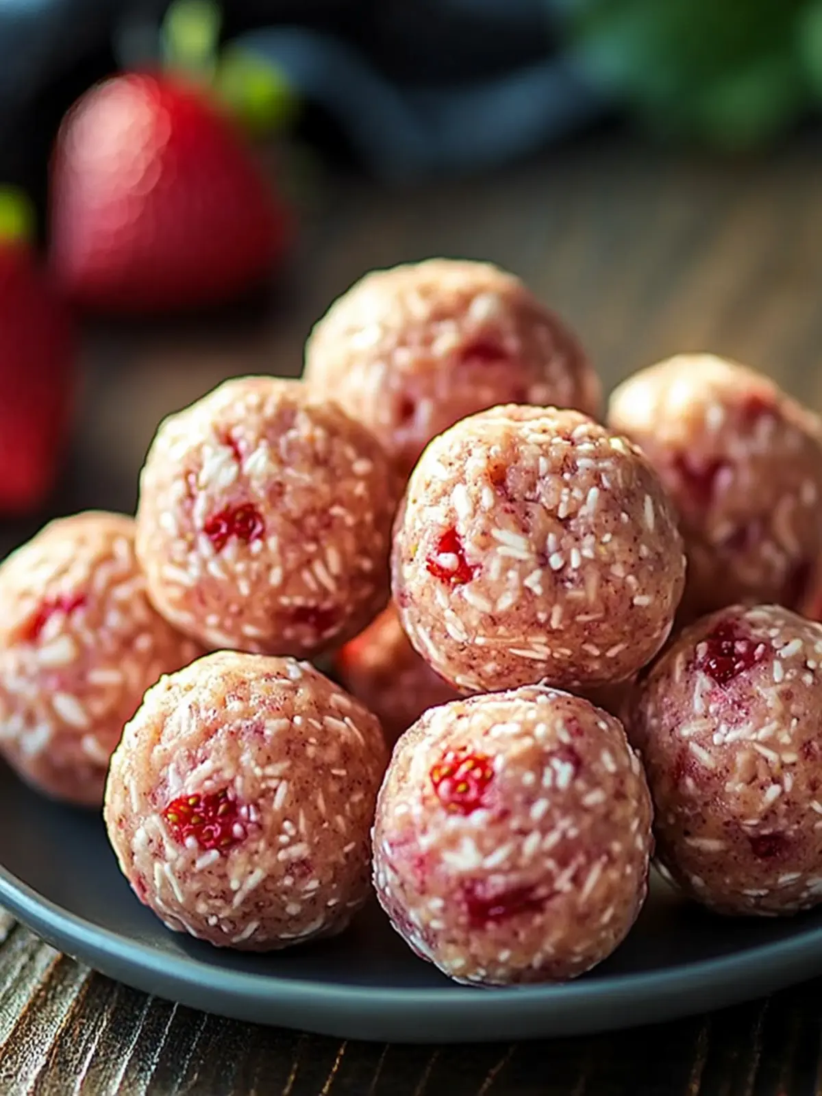 Easy No-Bake Protein Strawberry Balls for a Quick Energy Boost 3 Easy No-Bake Protein Strawberry Balls