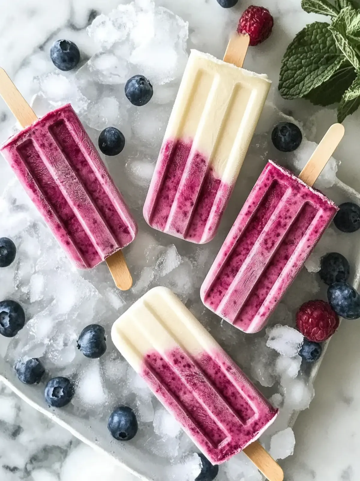 Refreshing Greek Yogurt Popsicles with a Fruity Twist 3 Greek Yogurt Popsicles