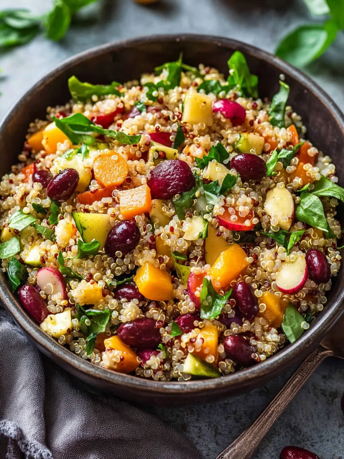Delicious Harvest Quinoa Salad Packed with Fall Flavors 5 Harvest Quinoa Salad
