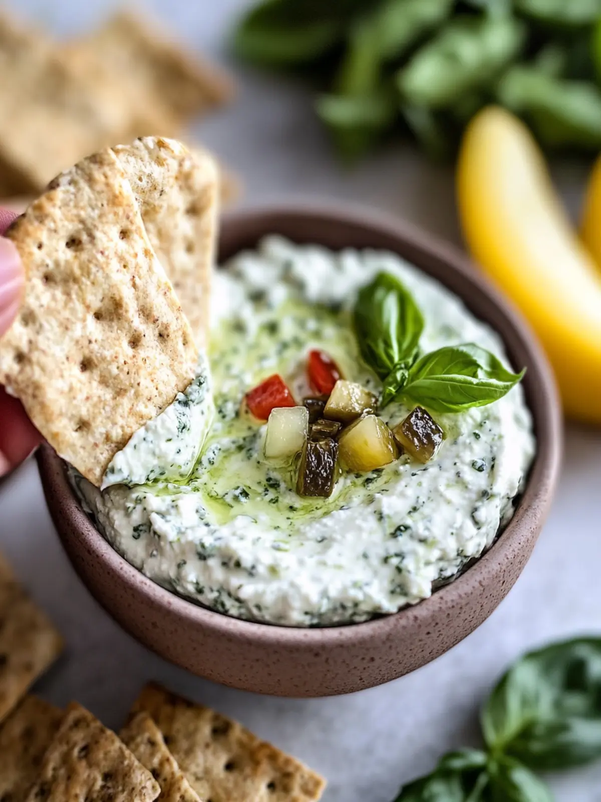 Quick 5 Minute Green Goddess Ricotta Cheese Dip You’ll Love 2 5 Minute Green Goddess Ricotta Cheese Dip