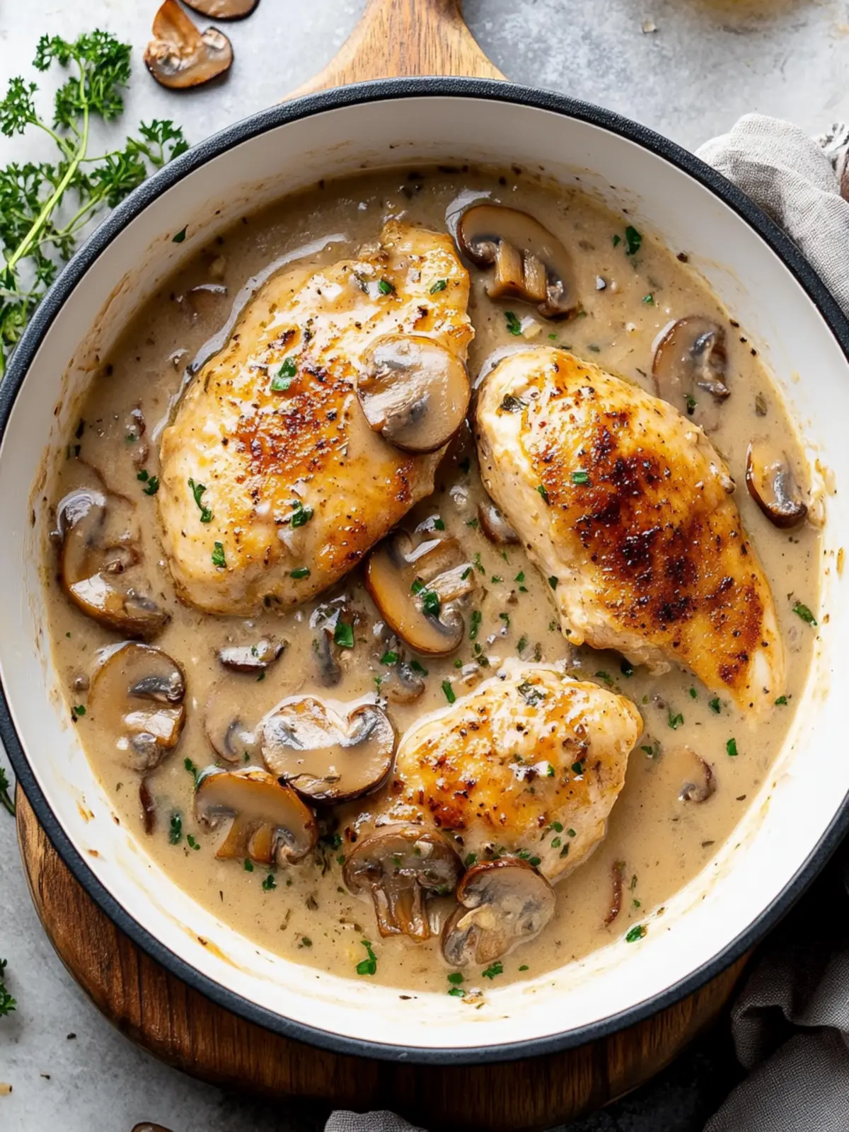 Easy and Creamy Mushroom Chicken for Cozy Nights In 5 Mushroom Chicken