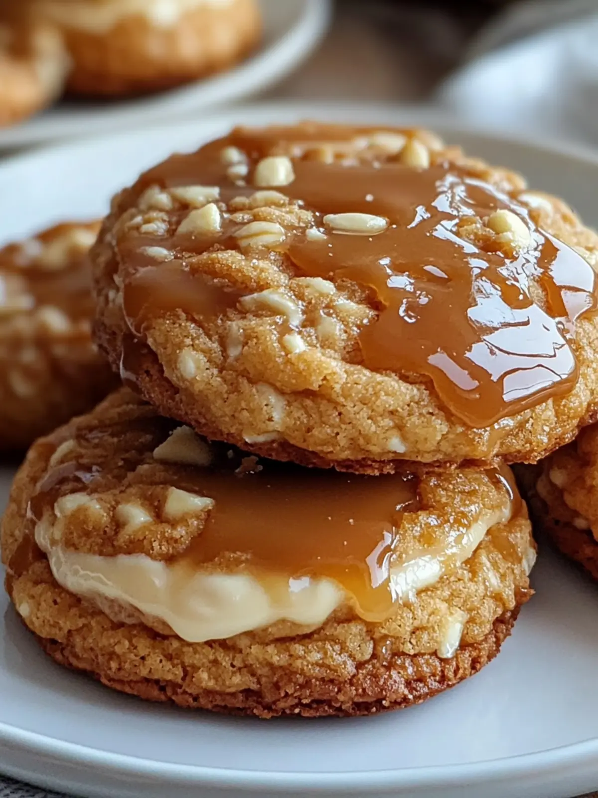 Irresistible Caramel Cheesecake Cookies You’ll Crave Daily 4 Caramel Cheesecake Cookies