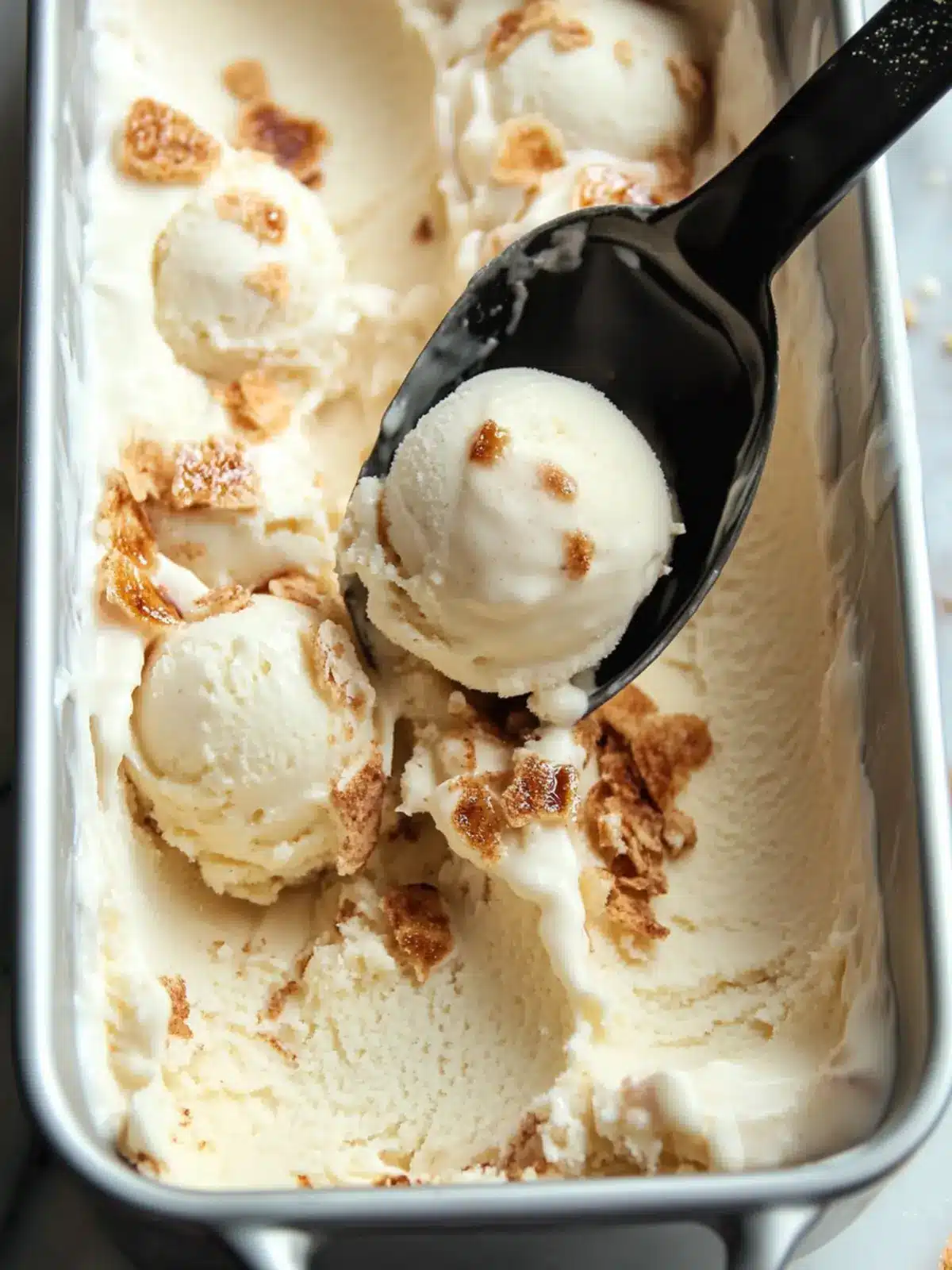 Ultimate No Churn Crème Brûlée Ice Cream for Sweet Cravings 3 No Churn Crème Brûlée Ice Cream