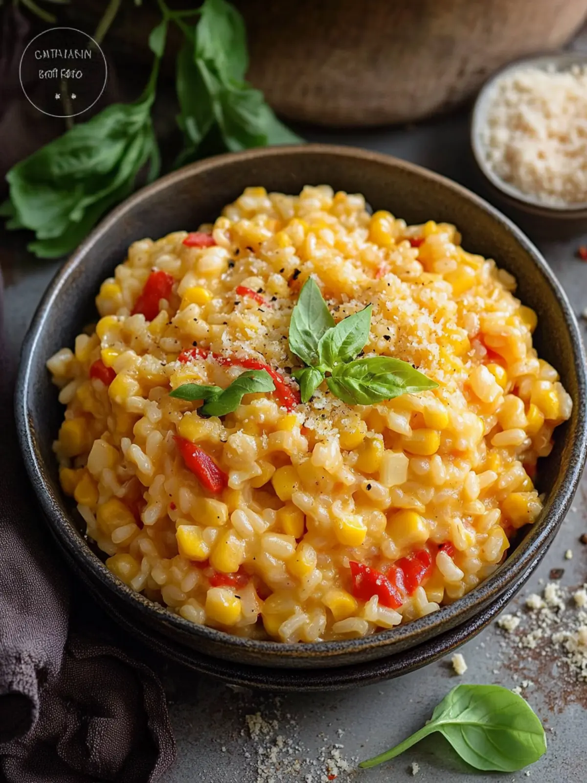 Creamy Corn and Red Pepper Risotto for Cozy Nights 4 Corn and Red Pepper Risotto