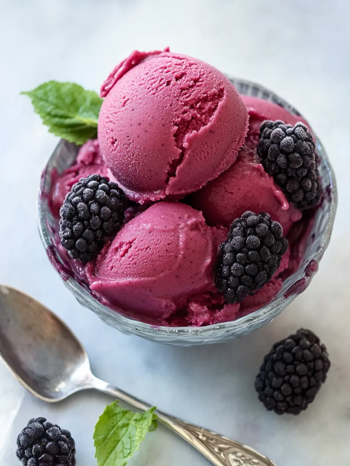 Make Irresistible Ninja Creami Blackberry Sorbet at Home 5 Ninja Creami Blackberry Sorbet