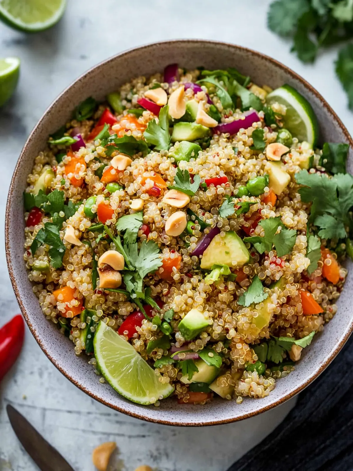 Delicious Thai Quinoa Salad that Will Brighten Your Day 4 Thai Quinoa Salad