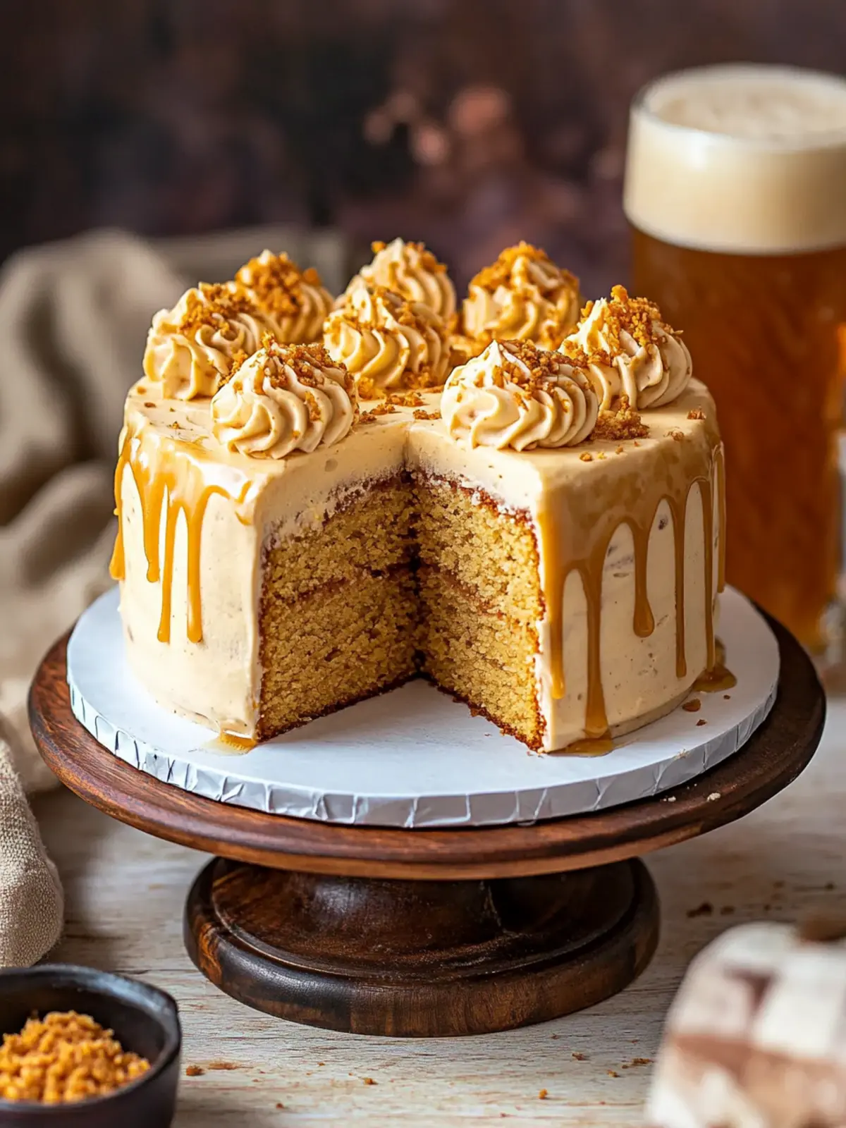 Magical Harry Potter Butterbeer Cake to Delight Your Tastebuds 5 Harry Potter Butterbeer Cake