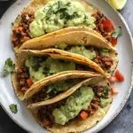 Crispy Baked Ground Turkey Tacos with Avocado Sauce Bliss 7 Crispy Baked Ground Turkey Tacos with Avocado Sauce
