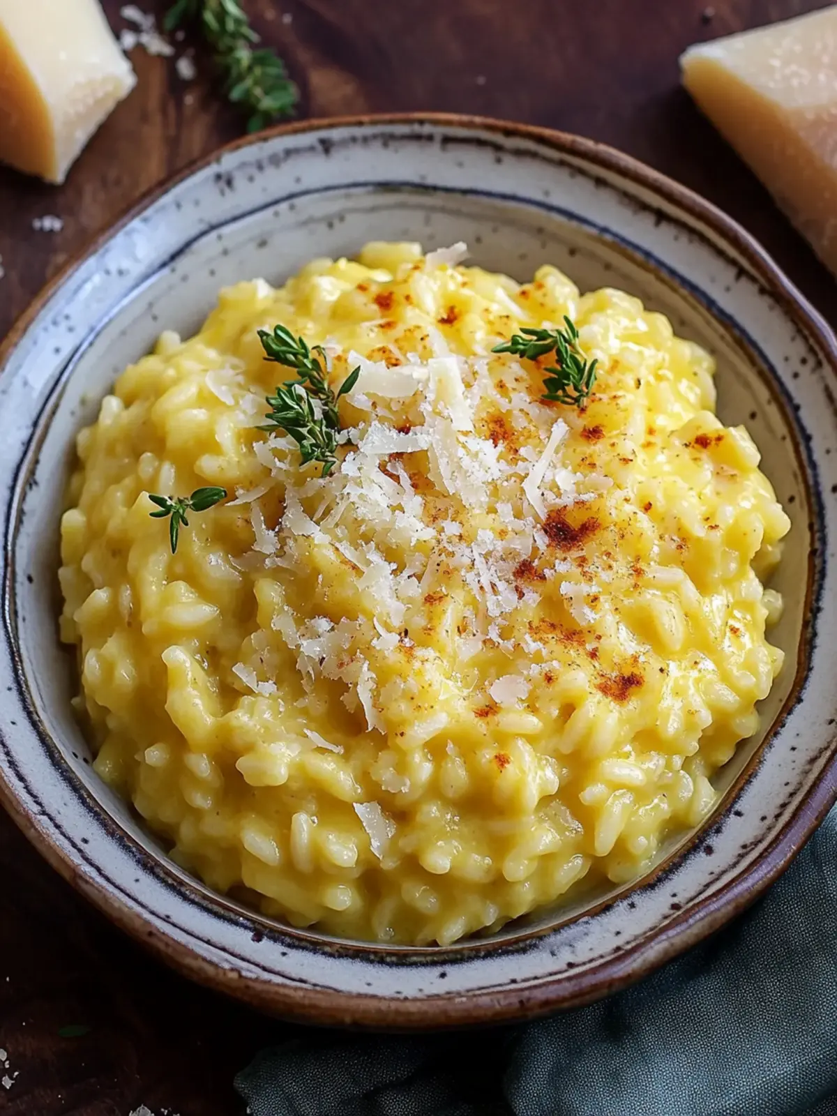 Creamy Parmesan Risotto With Saffron – A Cozy Italian Delight 3 Creamy Parmesan Risotto With Saffron