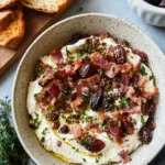 Whipped Goat Cheese Dip with Bacon and Dates: A Creamy Delight 6 Whipped Goat Cheese Dip with Bacon and Dates