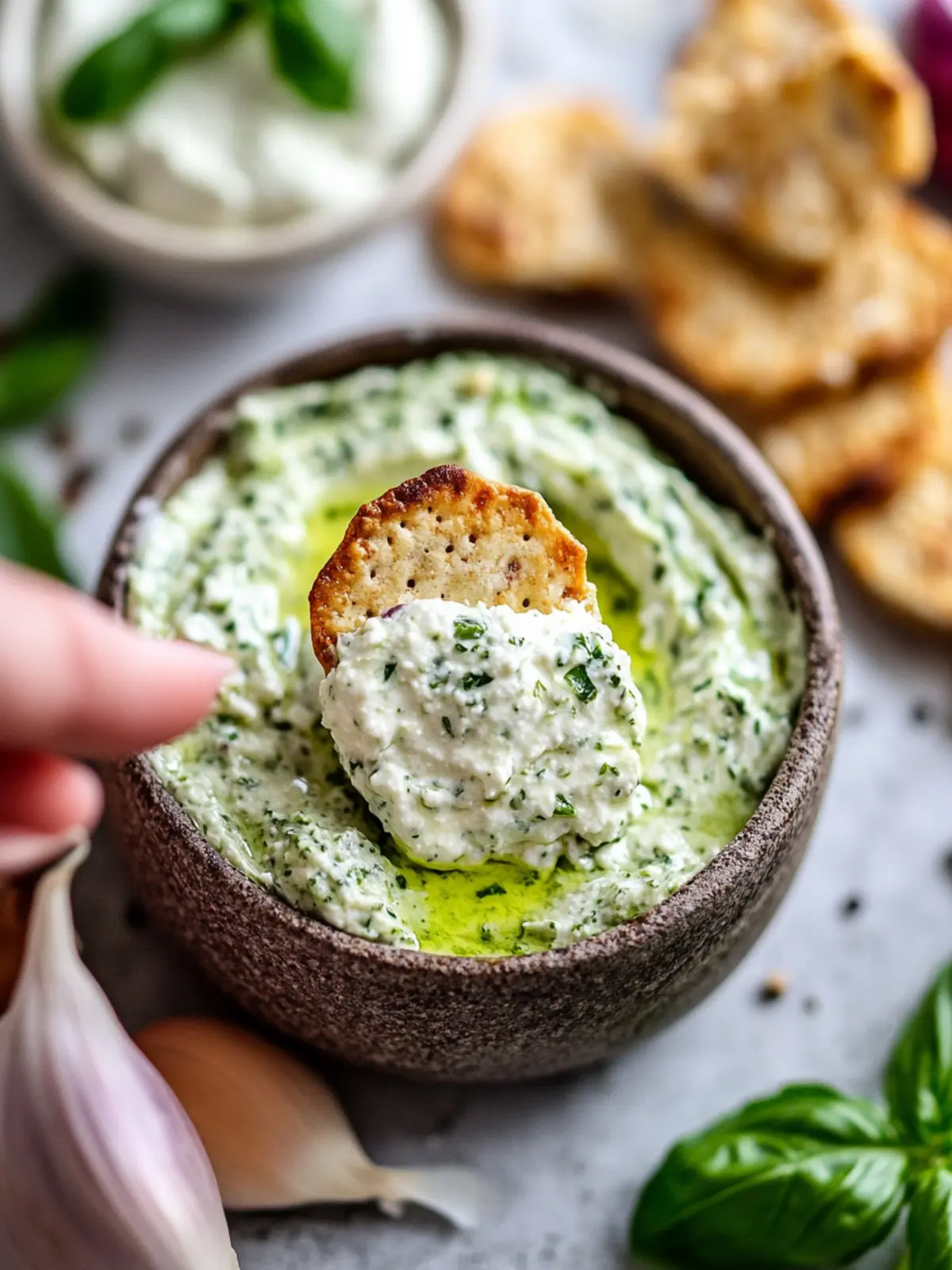 Quick 5 Minute Green Goddess Ricotta Cheese Dip You’ll Love 3 5 Minute Green Goddess Ricotta Cheese Dip