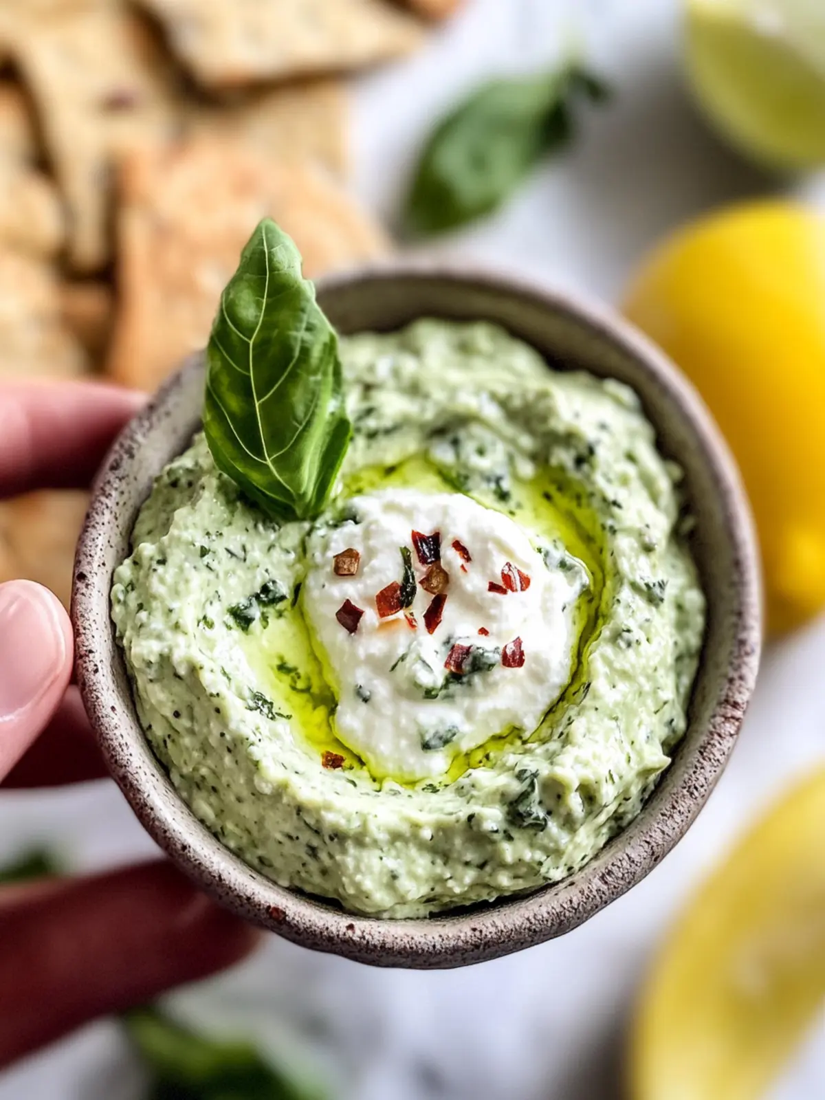 Quick 5 Minute Green Goddess Ricotta Cheese Dip You’ll Love 4 5 Minute Green Goddess Ricotta Cheese Dip