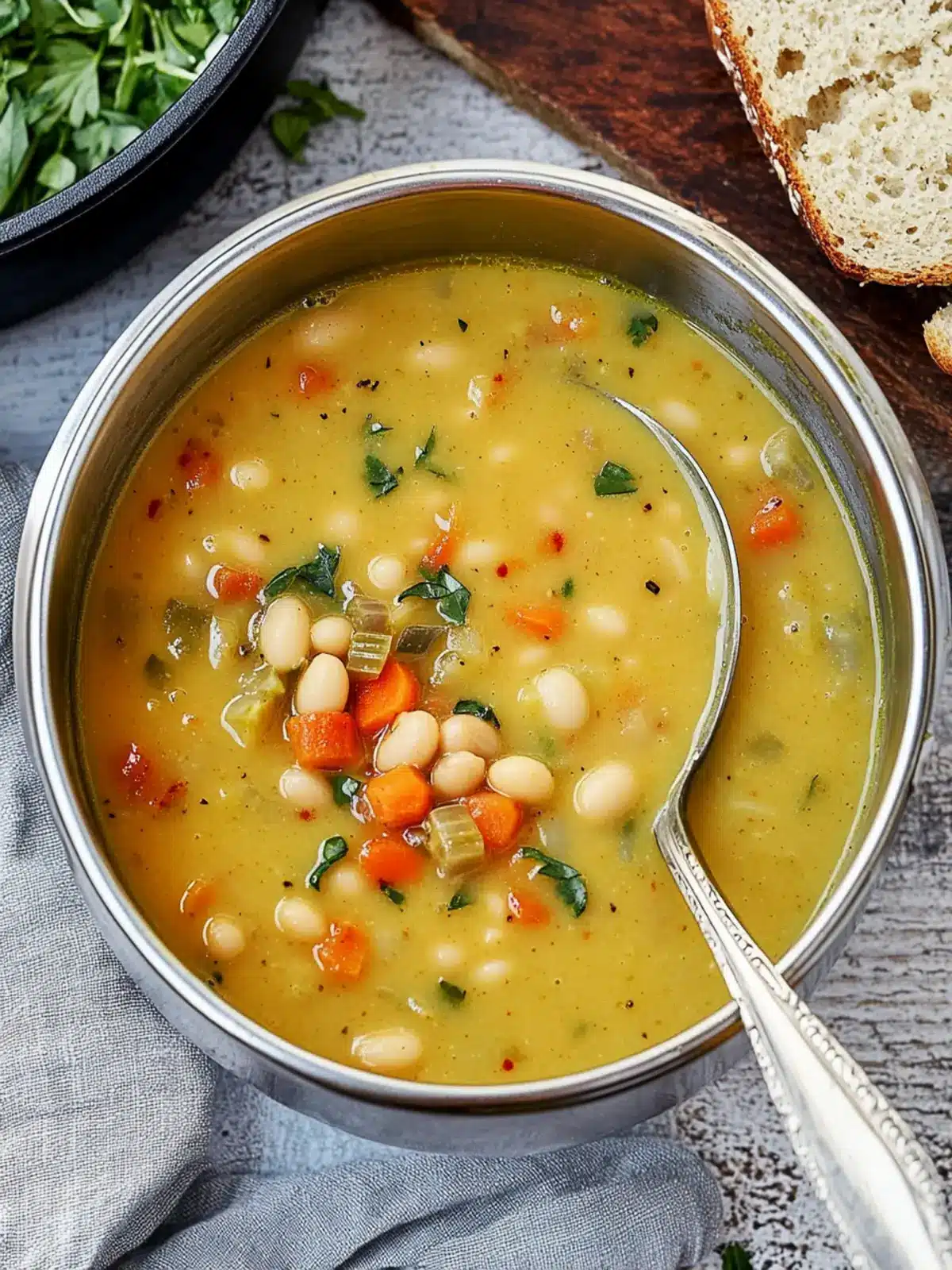 Hearty Vegan White Bean Soup for Cozy Nights In 4 Vegan White Bean Soup