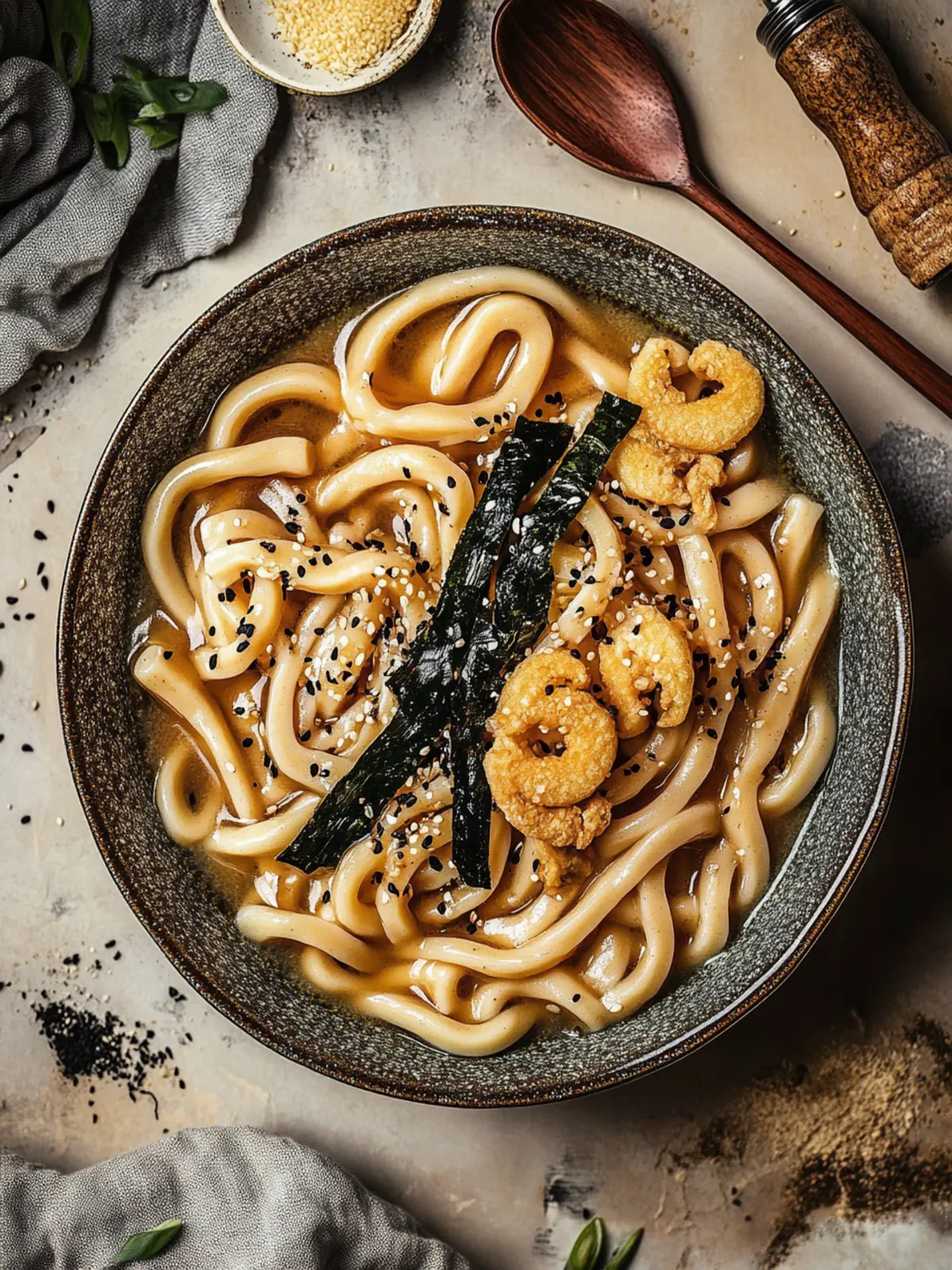 Creamy Miso Udon: Quick Mushroom Noodles to Satisfy Cravings 3 Creamy Miso Udon