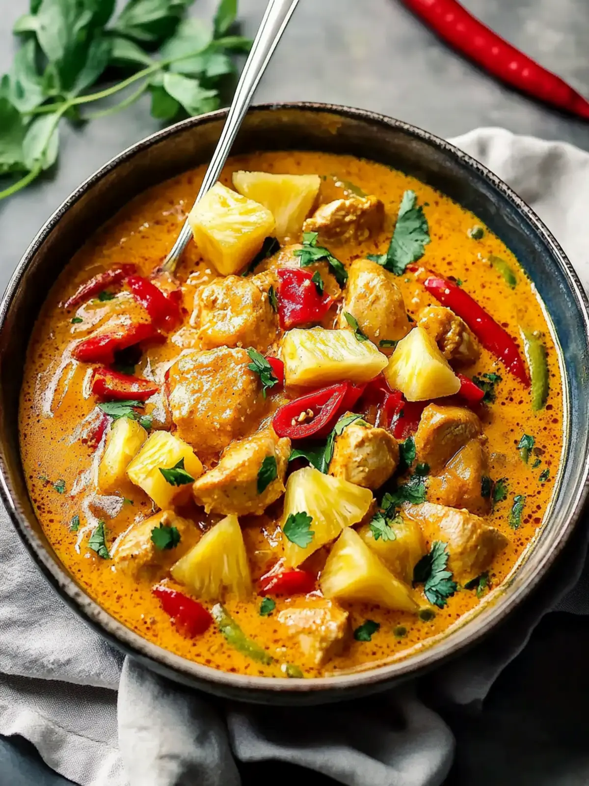 Irresistible Creamy Chicken Pineapple Curry in 30 Minutes 2 Creamy Chicken Pineapple Curry