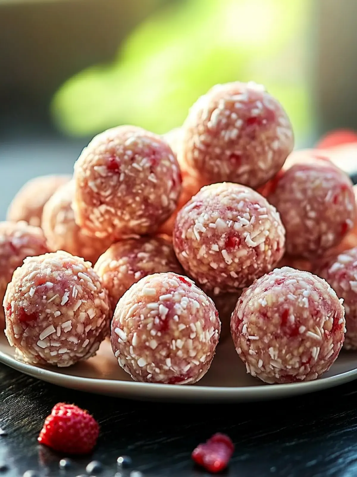 Easy No-Bake Protein Strawberry Balls for a Quick Energy Boost 5 Easy No-Bake Protein Strawberry Balls