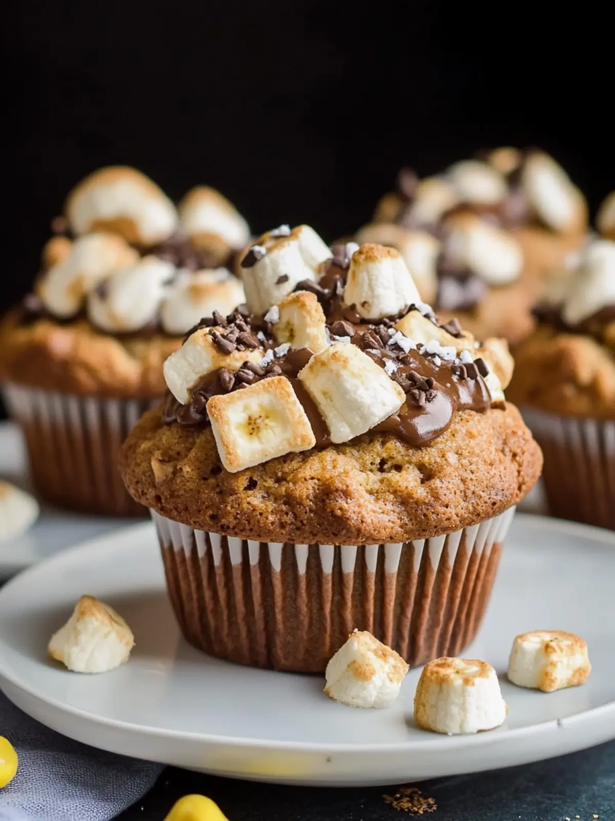Irresistible Banana S'mores Muffins You’ll Love to Bake 4 Banana S'mores Muffins