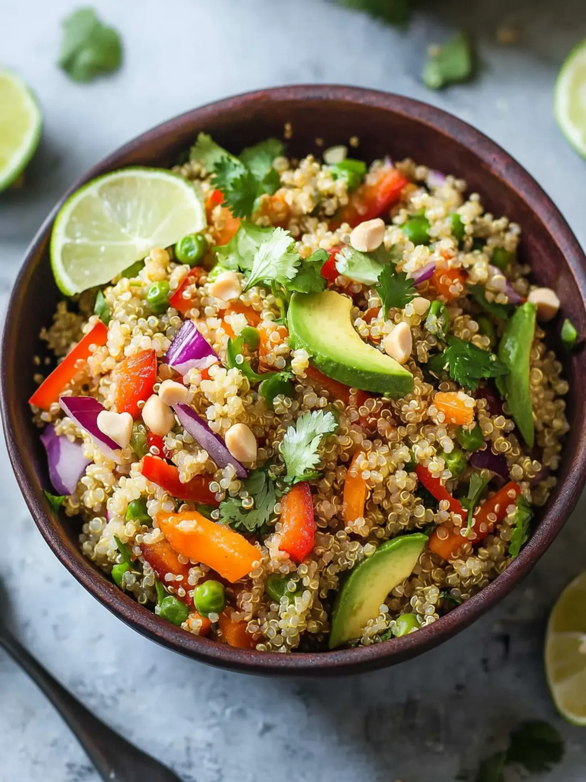 Delicious Thai Quinoa Salad that Will Brighten Your Day 5 Thai Quinoa Salad