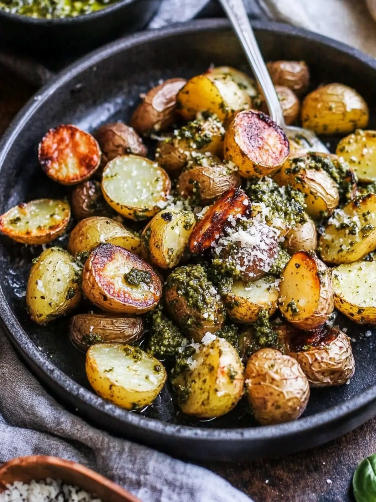 Parmesan Pesto Roasted Potatoes to Elevate Your Dinner Game 3 Parmesan Pesto Roasted Potatoes