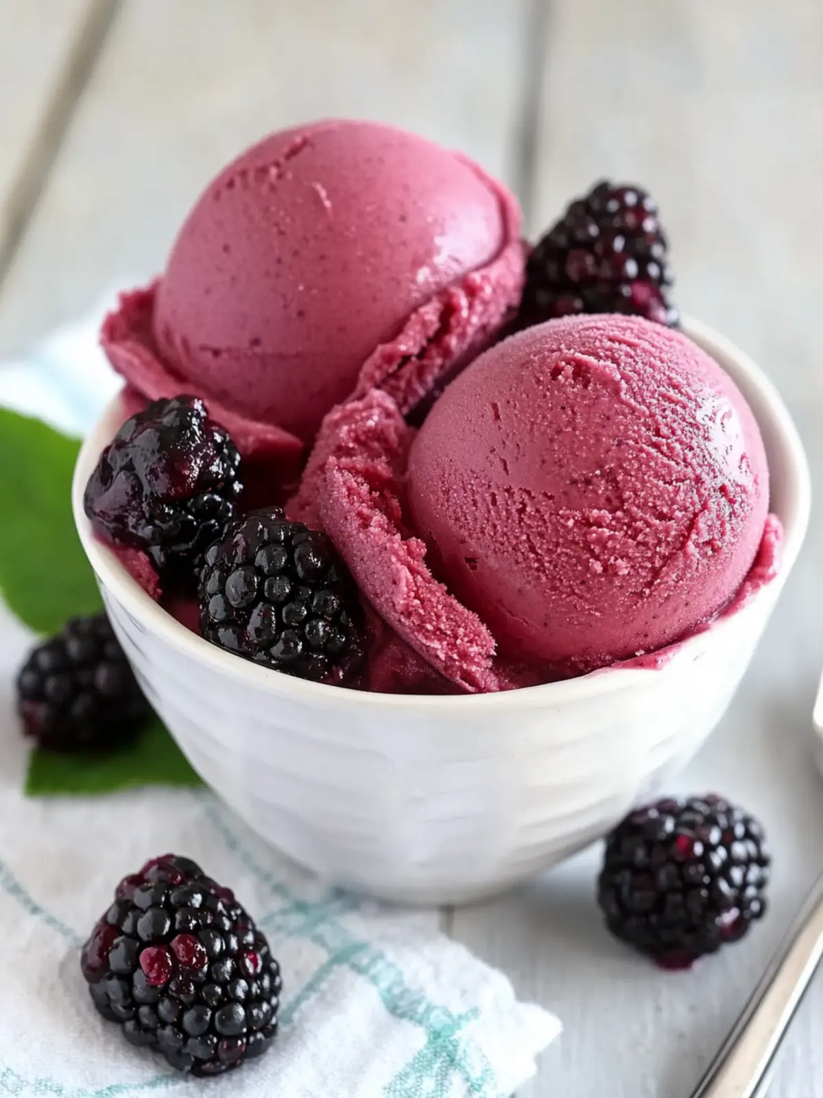 Make Irresistible Ninja Creami Blackberry Sorbet at Home 2 Ninja Creami Blackberry Sorbet