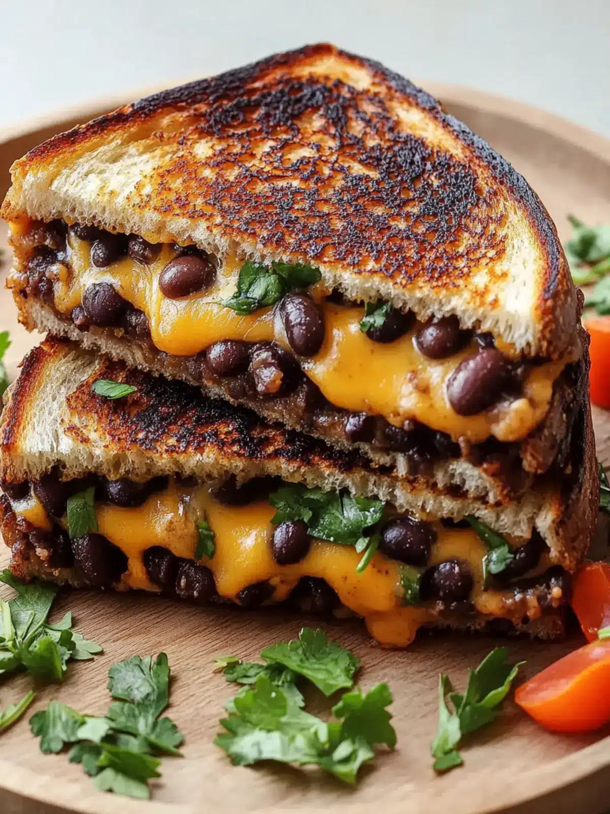 Black Bean Grilled Cheese: A Flavorful Twist on Comfort Food 2 Black Bean Grilled Cheese