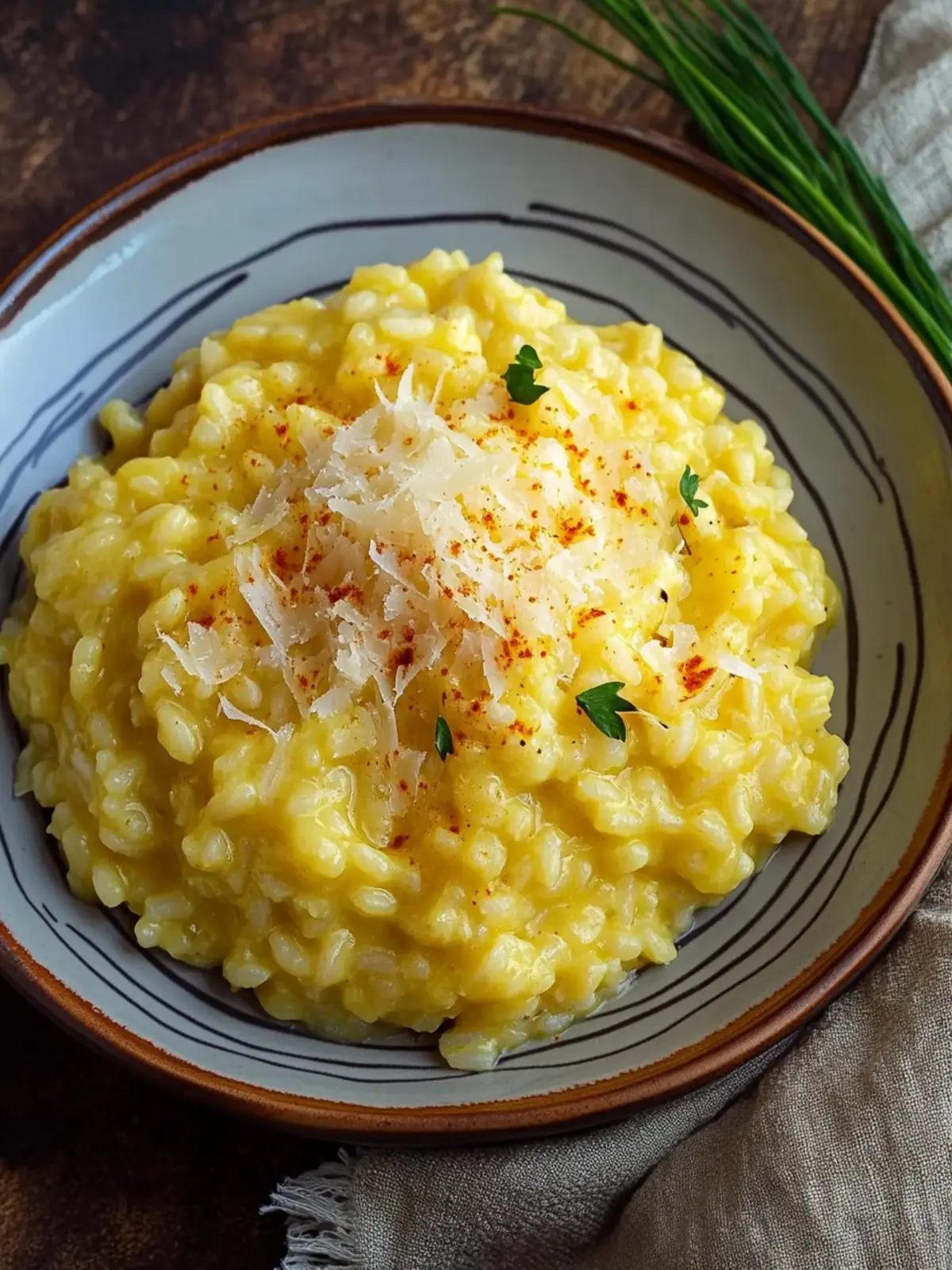 Creamy Parmesan Risotto With Saffron – A Cozy Italian Delight 2 Creamy Parmesan Risotto With Saffron