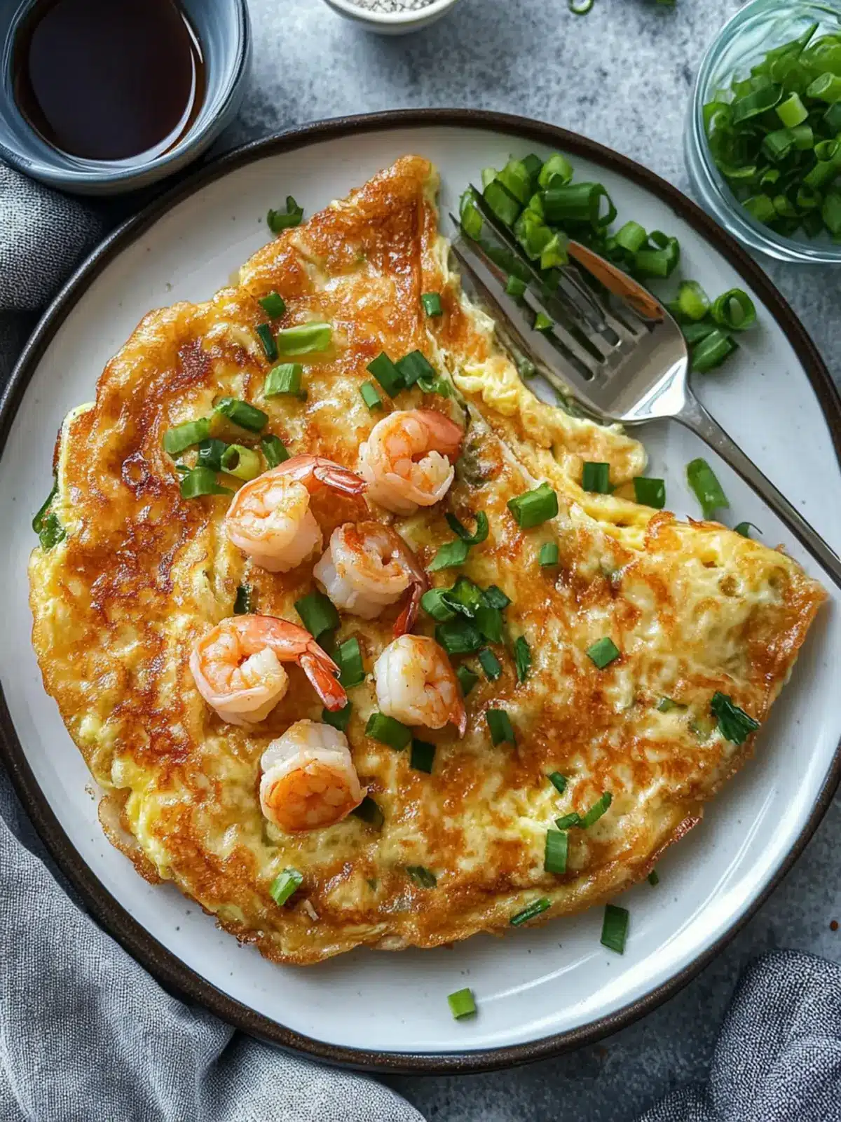 Delicious Chinese Egg Foo Young – Shrimp Omelette Perfection 2 Chinese Egg Foo Young (Egg + Shrimp Omelette)
