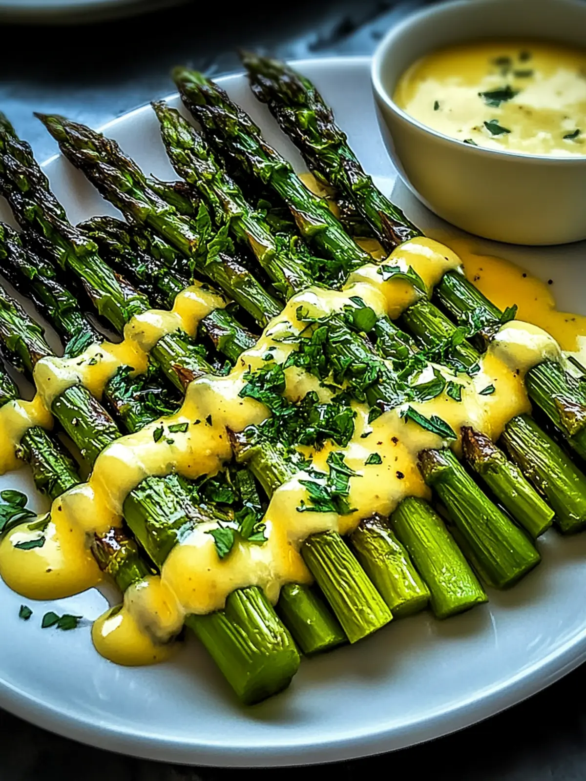 Irresistible Roasted Asparagus with Hollandaise Magic 2 Roasted Asparagus with Hollandaise