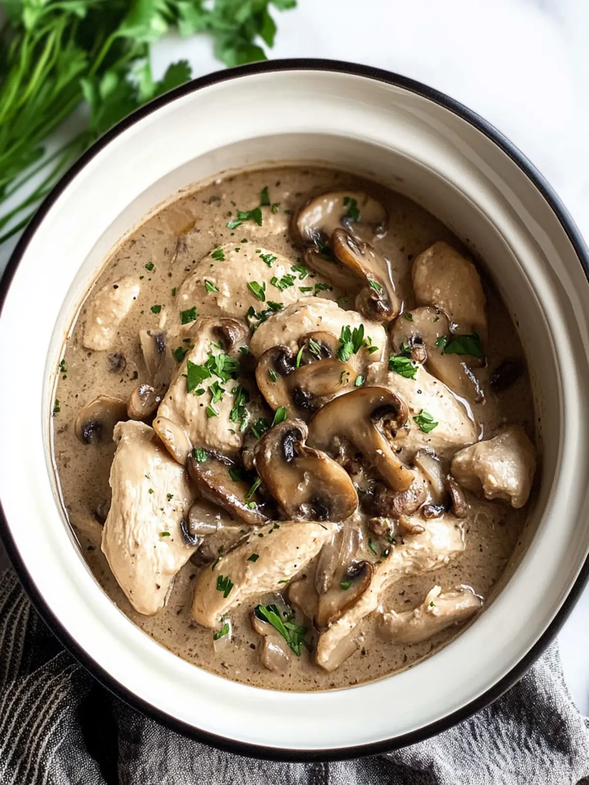 Irresistible Slow Cooker Mushroom Chicken for Cozy Nights 3 Slow Cooker Mushroom Chicken