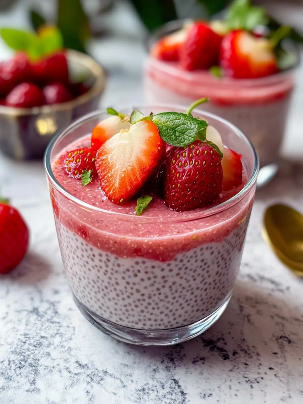 Strawberry Chia Seed Pudding: Simple, Healthy, and Delicious 3 Strawberry Chia Seed Pudding