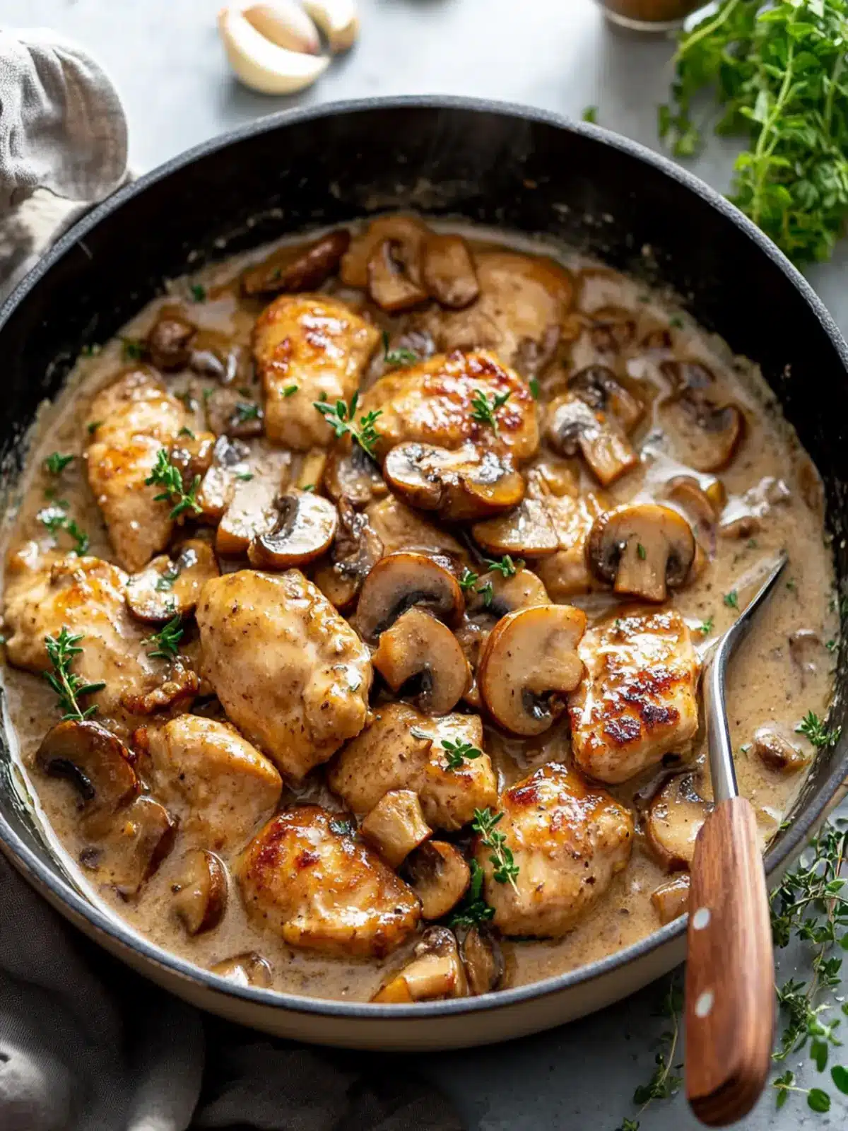 Easy and Creamy Mushroom Chicken for Cozy Nights In 3 Mushroom Chicken
