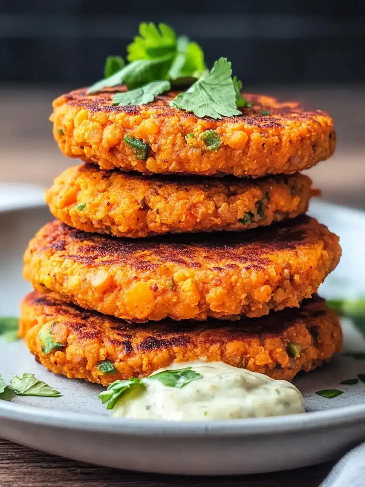 Crispy Sweet Potato and Red Lentil Patties You’ll Crave Daily 2 Crispy Sweet Potato and Red Lentil Patties