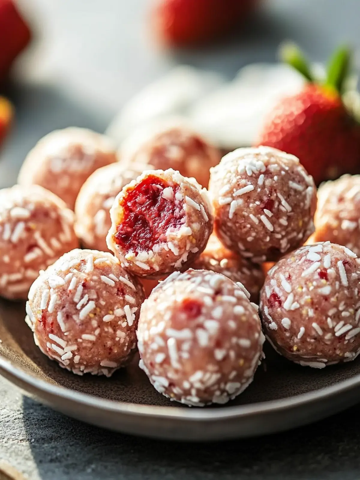 Easy No-Bake Protein Strawberry Balls for a Quick Energy Boost 4 Easy No-Bake Protein Strawberry Balls