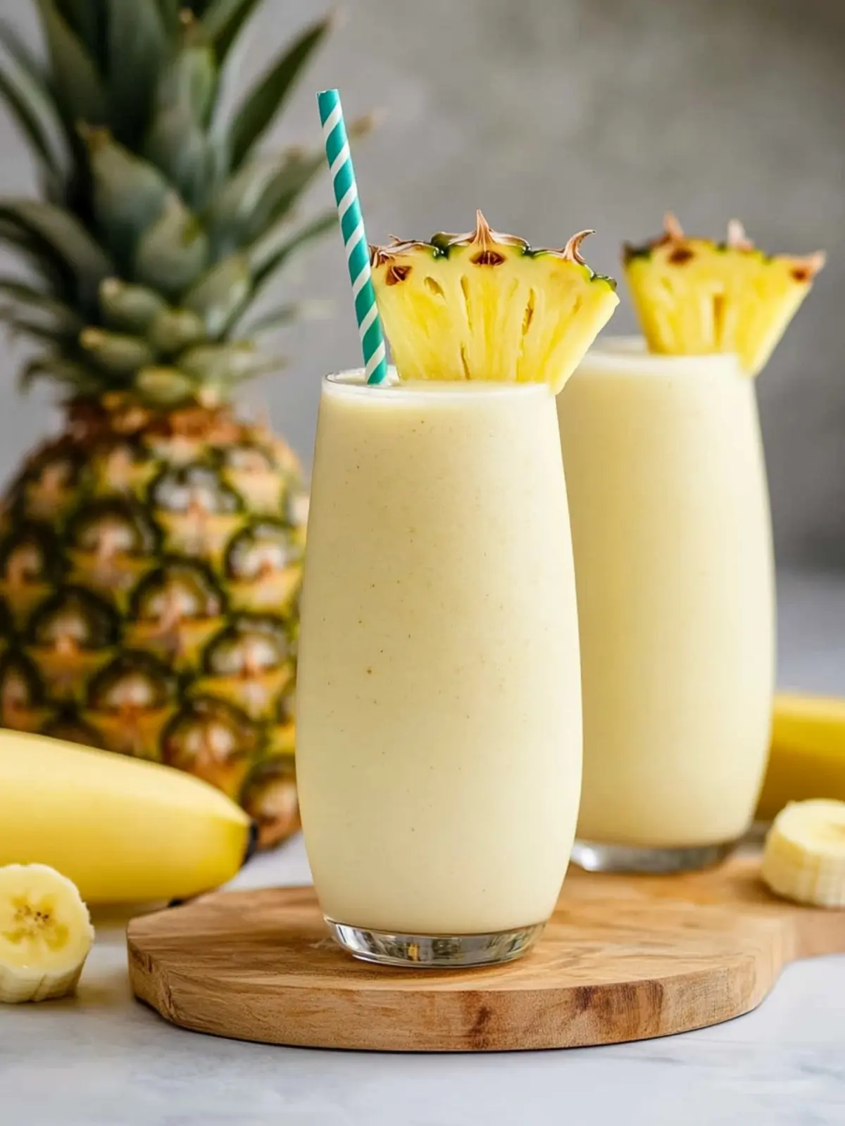 Delicious Pineapple Banana Smoothie with Coconut Milk Bliss 4 Pineapple Banana Smoothie with Coconut Milk