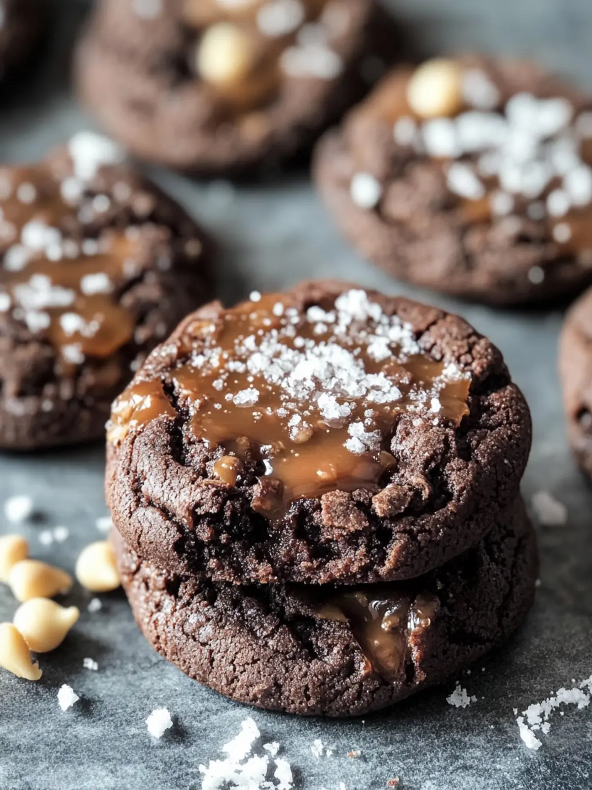 Irresistible Double Chocolate Salted Caramel Cookies Delight 5 Double Chocolate Salted Caramel Cookies