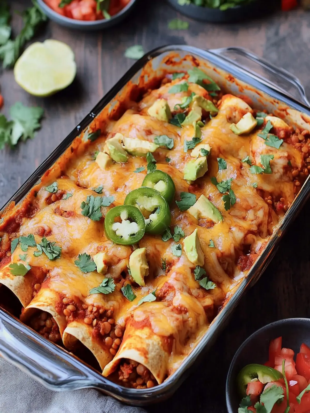 The Best Vegan Enchiladas With Lentils You’ll Crave Daily 2 The Best Vegan Enchiladas With Lentils