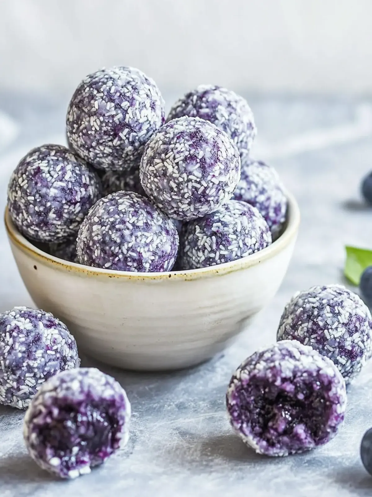 Blueberry Bliss Balls: Easy, Nut-Free Snack for All Ages 5 Blueberry Bliss Balls